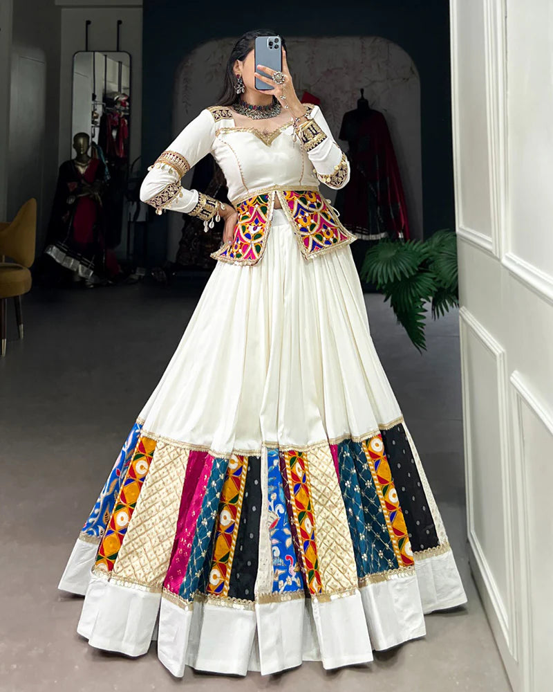 Pure Rayon Festive Designer Navratri Lehenga Choli