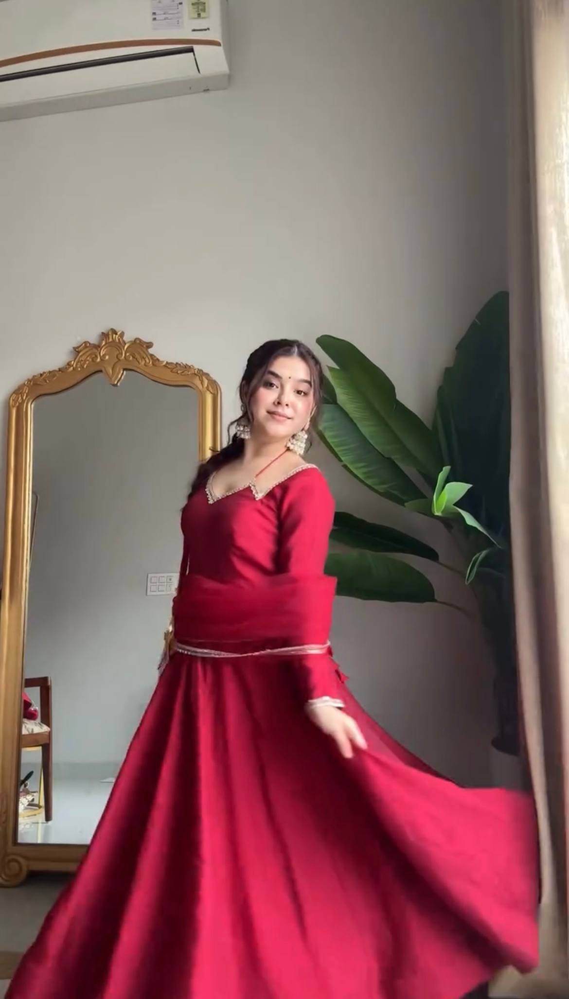 ROYAL MAROON COLOR FESTIVE SPECIAL ANARKALI SUIT SET