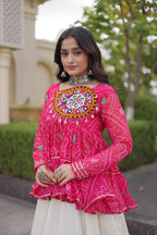 NAVRATRI SPECIAL KUTCHI GAMTHI WORK LEHENGA CHOLI