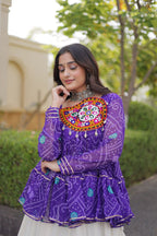 NAVRATRI SPECIAL KUTCHI GAMTHI WORK LEHENGA CHOLI