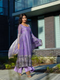 LAVENDER LUXE FENDY SILK ANARKALI GOWN SET