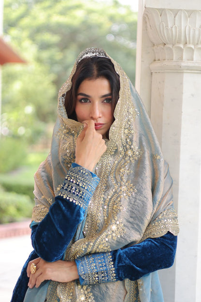 MORPEACH COLOR VELVET BASE SALWAR KAMEEZ