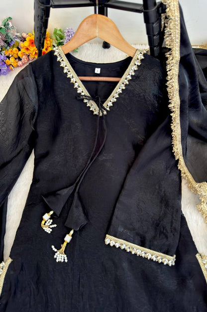 BLACK FARSI STYLE SALWAR SUIT