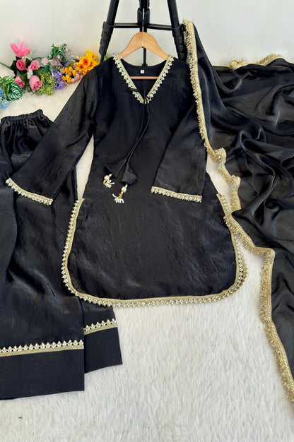 BLACK FARSI STYLE SALWAR SUIT