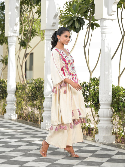 RAKHI SPECIAL PREMIUM KHADI COTTON DESIGNER LOOK CO-ORD SET