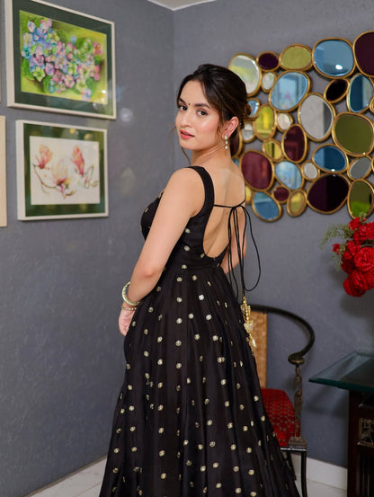 AADHYA BLACK PREMIUM ROYAL ELEGANT SUIT SET