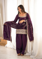 SHAHI JAMUNI DESIGNER FARSHI SALWAR SUIT SET