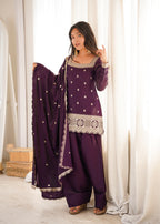 SHAHI JAMUNI DESIGNER FARSHI SALWAR SUIT SET