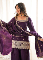 SHAHI JAMUNI DESIGNER FARSHI SALWAR SUIT SET