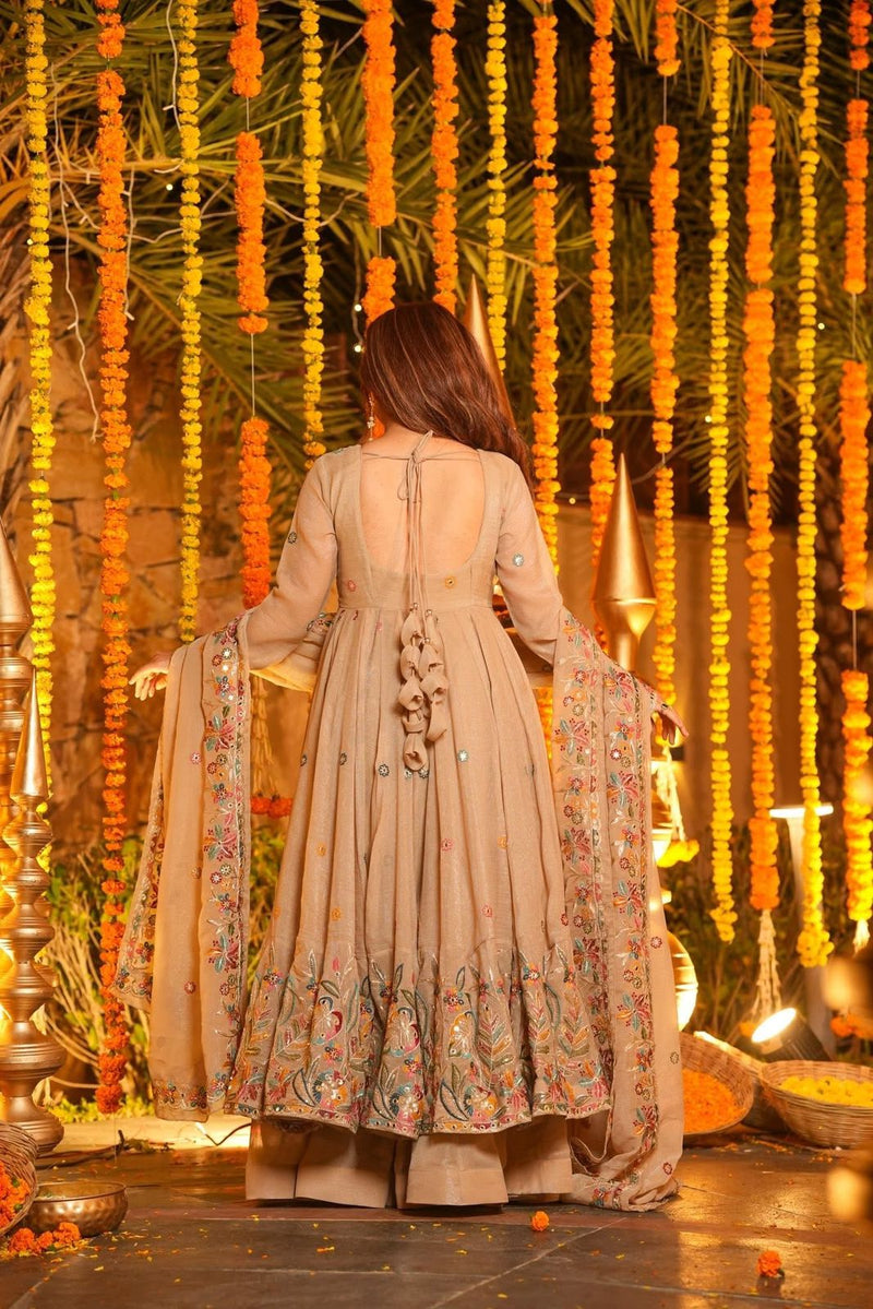 MASTANI FLORAL ANARKALI SUIT SET OF 3