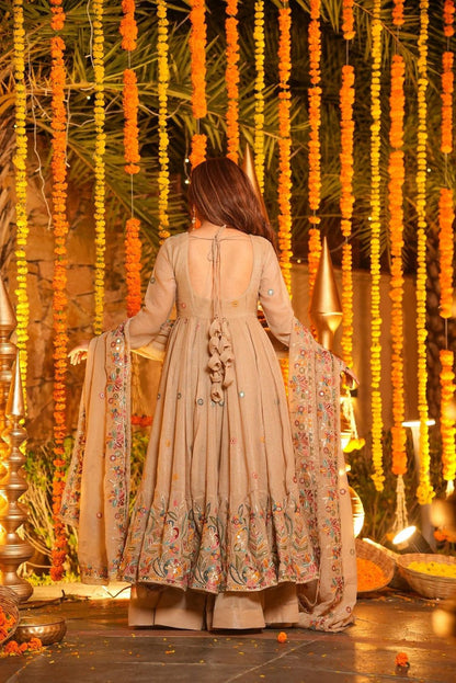 MASTANI FLORAL ANARKALI SUIT SET OF 3